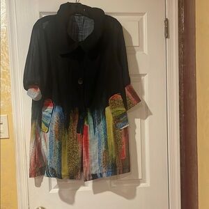 Colorful Abstract Jacket dress
